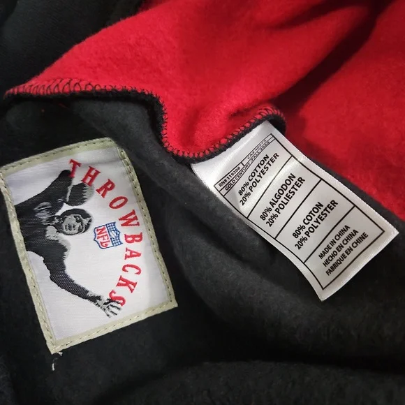 San Francisco Mitchell And Ness 49ers Red and Black Crewneck. NWT. - Picture 7 of 7